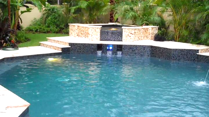 Glass Tile Pool